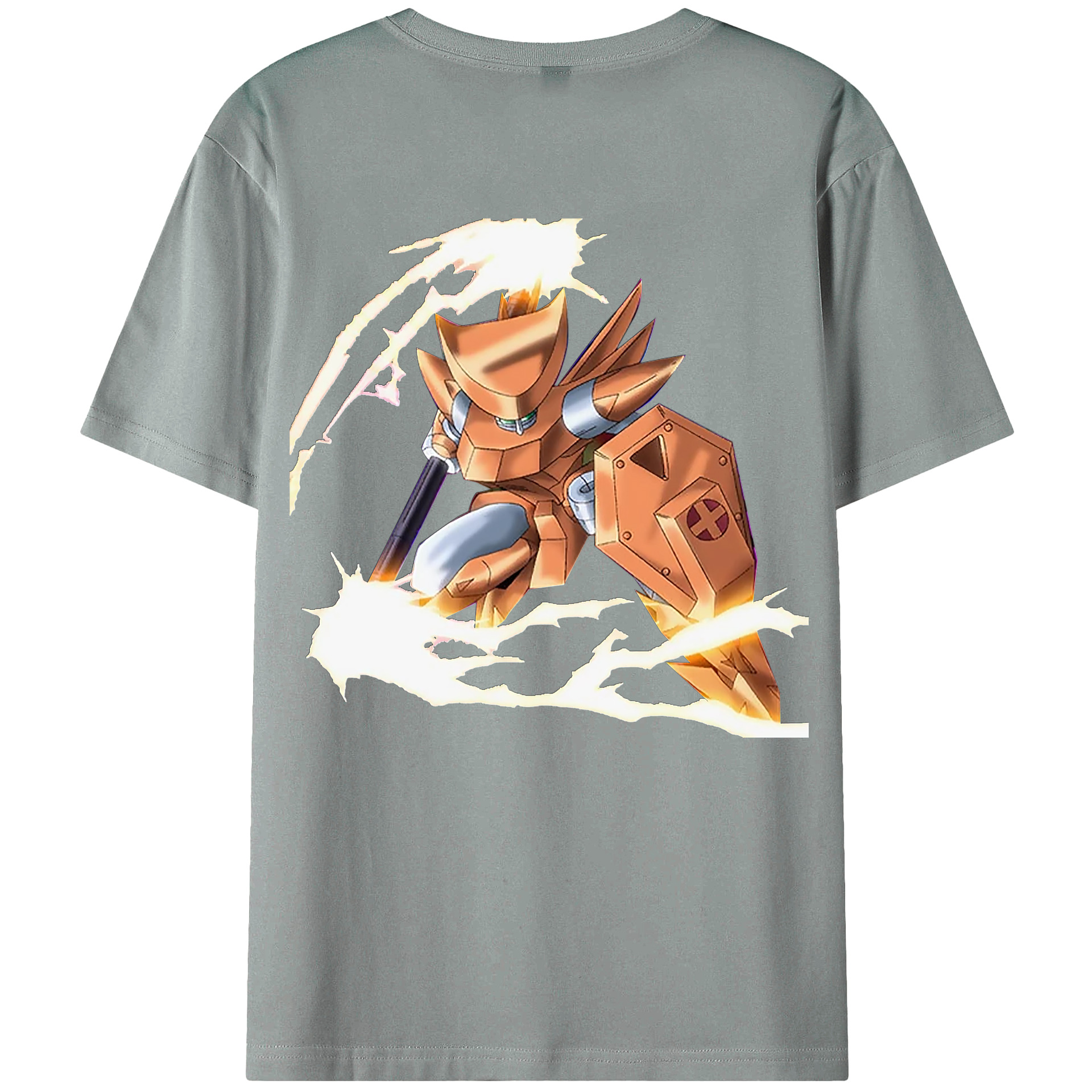 （画像用） 遊☆戯☆王 Yu-Gi-Oh! 綿100％ メンズ半袖Tシャツ（バックプリント） 通気性